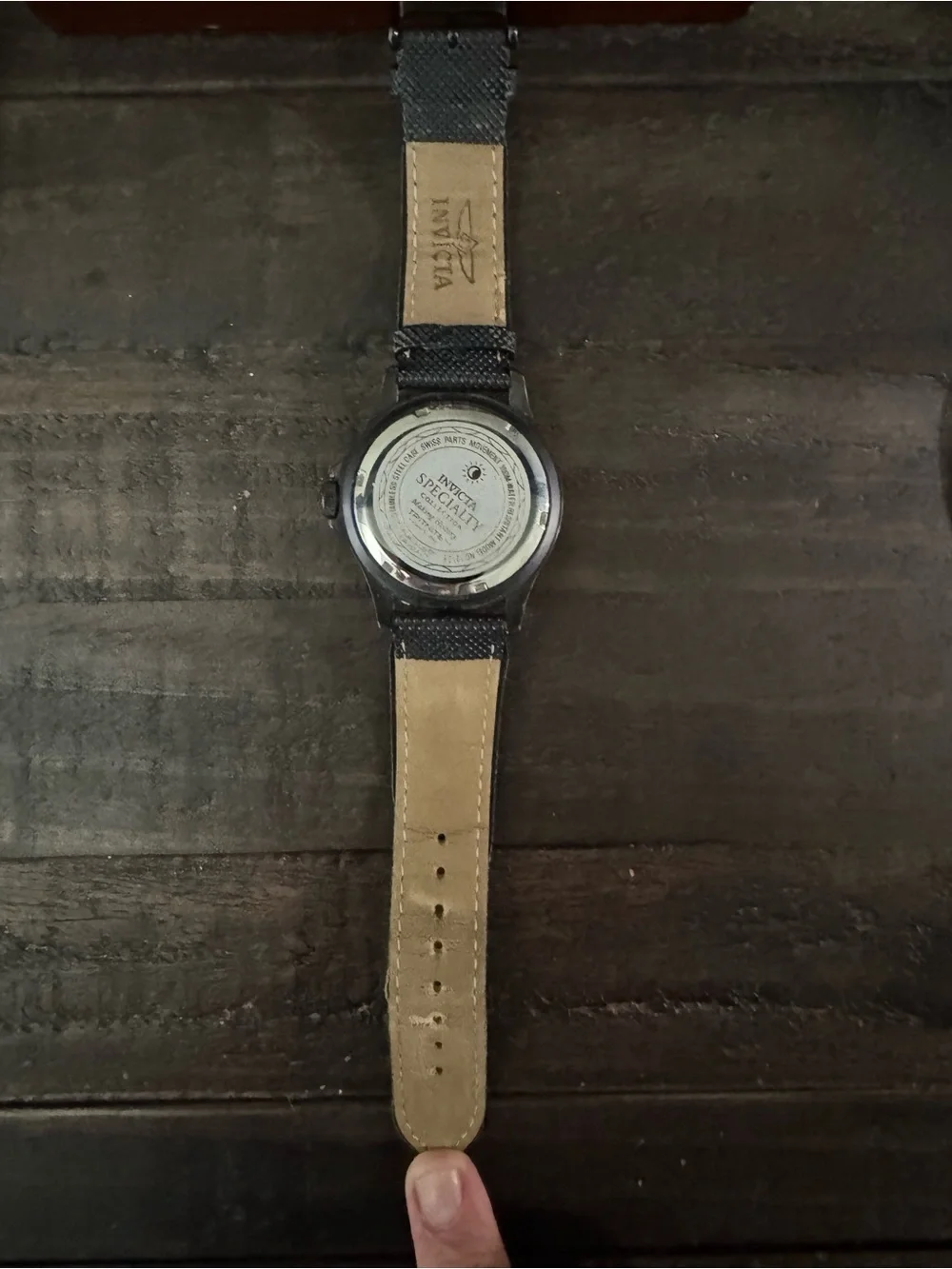 Invicta Specialty Collection Men's Watch Model 12125 Leather Strap 45mm 100m